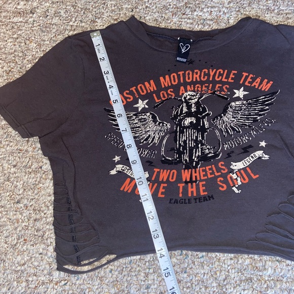 Windsor Motorcycle Crop Top - Picture 6 of 10